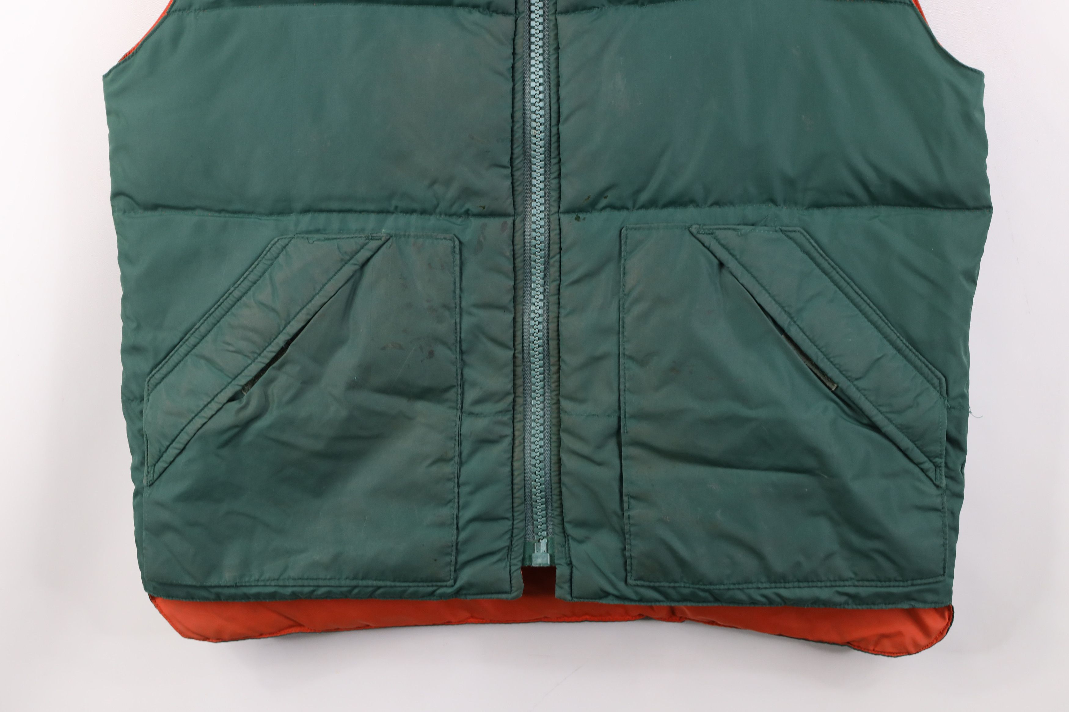 Vintage Vintage 70s Streetwear Reversible Duck Puffer Vest Jacket Size US M / EU 48-50 / 2 - 14 Thumbnail