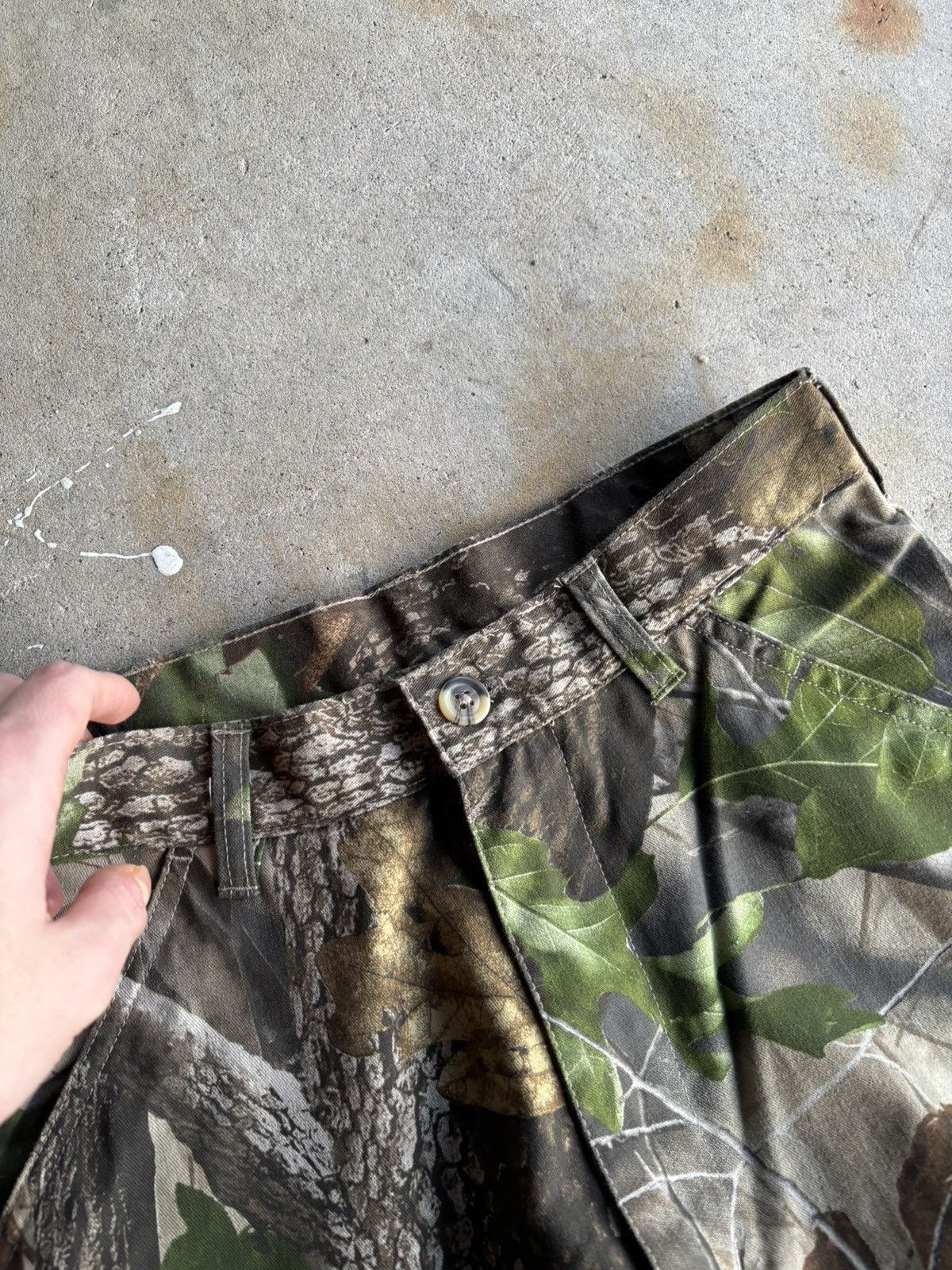 Realtree × Vintage Vintage Realtree Baggy Wide Leg Hunter Camo Cargo Pants Size US 28 / EU 44 - 5 Thumbnail