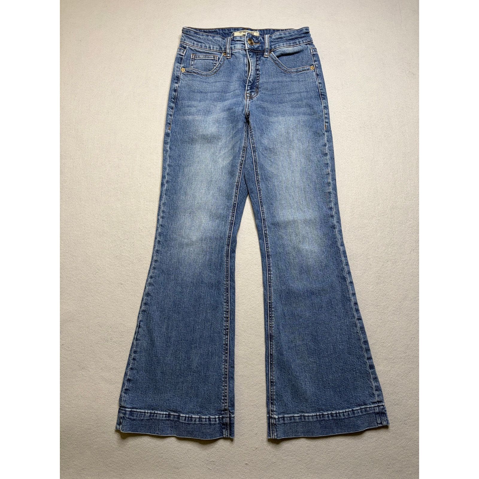 Rock & Republic Rock & Roll Denim High Rise Trouser Jeans Womens 27x30 Size 27" / US 4 / IT 40 - 2 Thumbnail