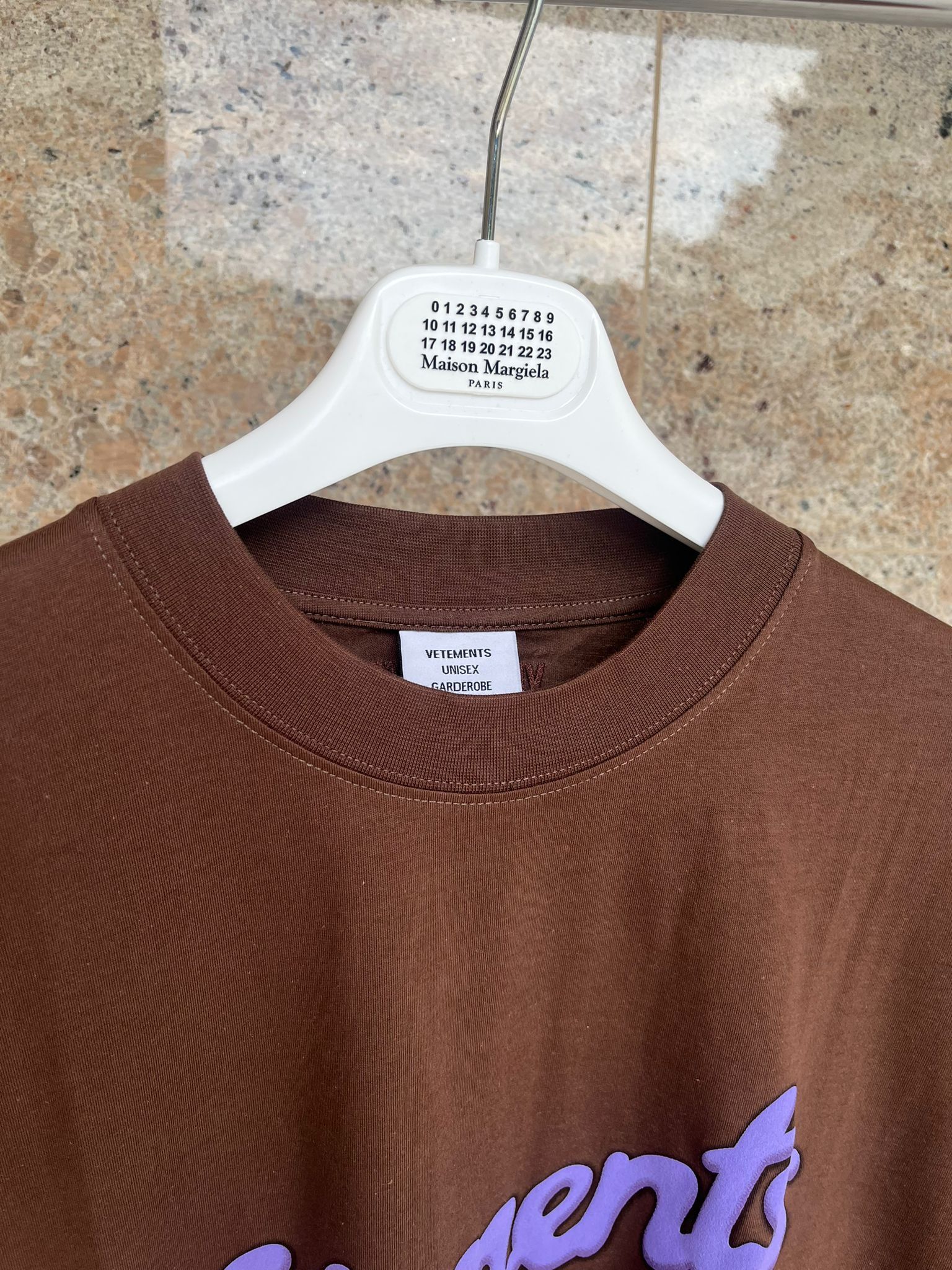 Vetements Sweet Logo T-Shirt SS in Chocolate Size US M / EU 48-50 / 2 - 2 Thumbnail