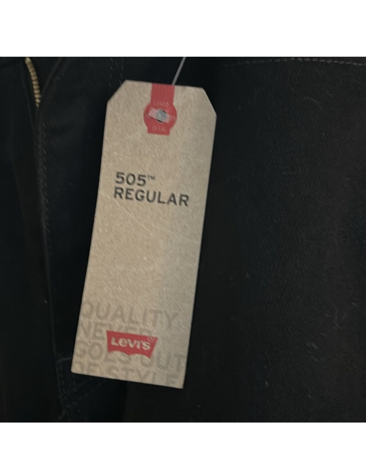 Levi's Levis Denim Black Jacket 505 Jeans Size US 33 - 8 Thumbnail