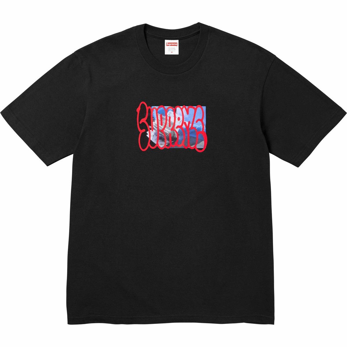 image of Supreme Payment Tee in Black, Men's (Size 2XL)