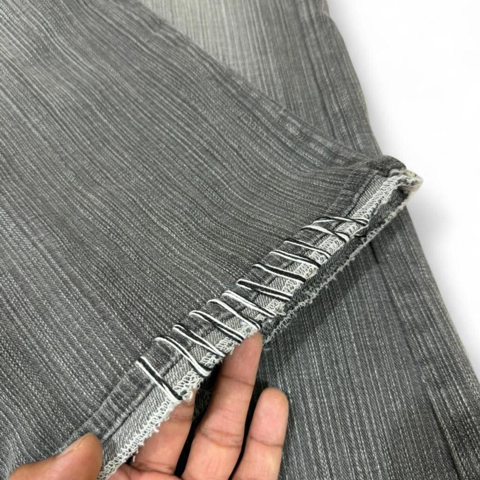 True Religion R.D.D. grey pinstripe bootcut denim jeans Size 32" / US 10 / IT 46 - 7 Thumbnail