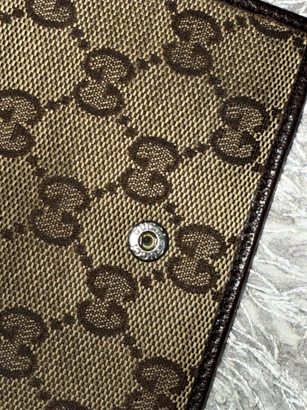 Gucci VINTAGE GUCCI GG CANVAS BI-FOLD WALLET Size ONE SIZE - 12 Thumbnail
