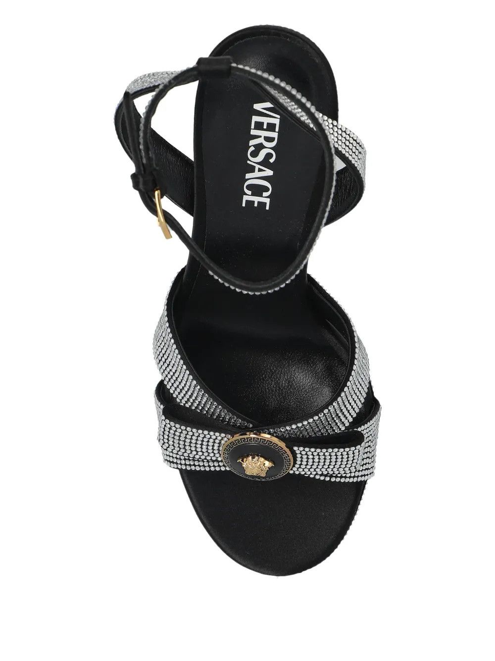 Versace os11x0326 Crystal-Embellished Platform Sandals in Multicolor Size US 10 / IT 40 - 3 Thumbnail