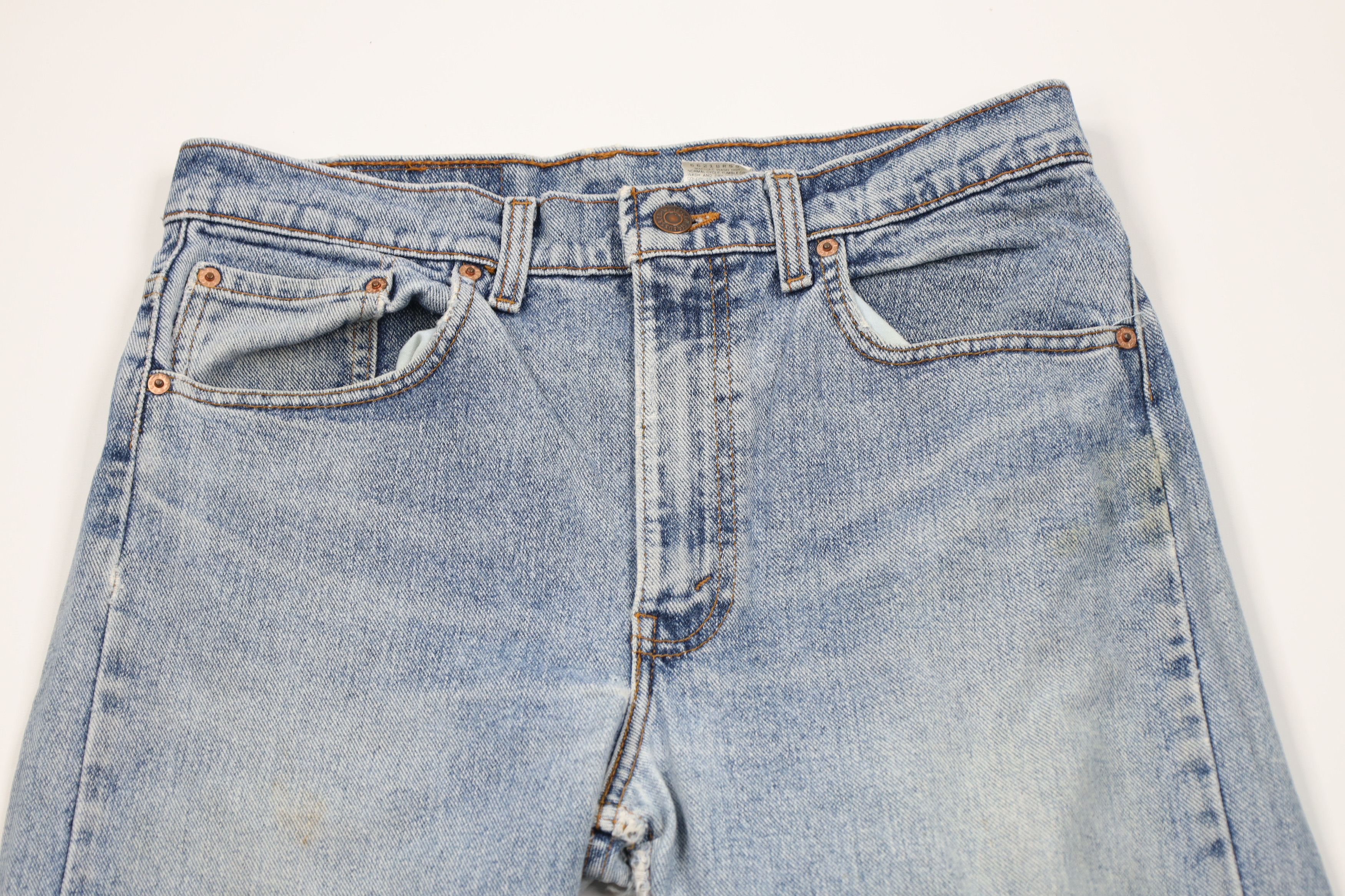Levi's Vintage 90s Levis 505 Regular Straight Leg Jeans Blue USA Size US 32 / EU 48 - 2 Thumbnail