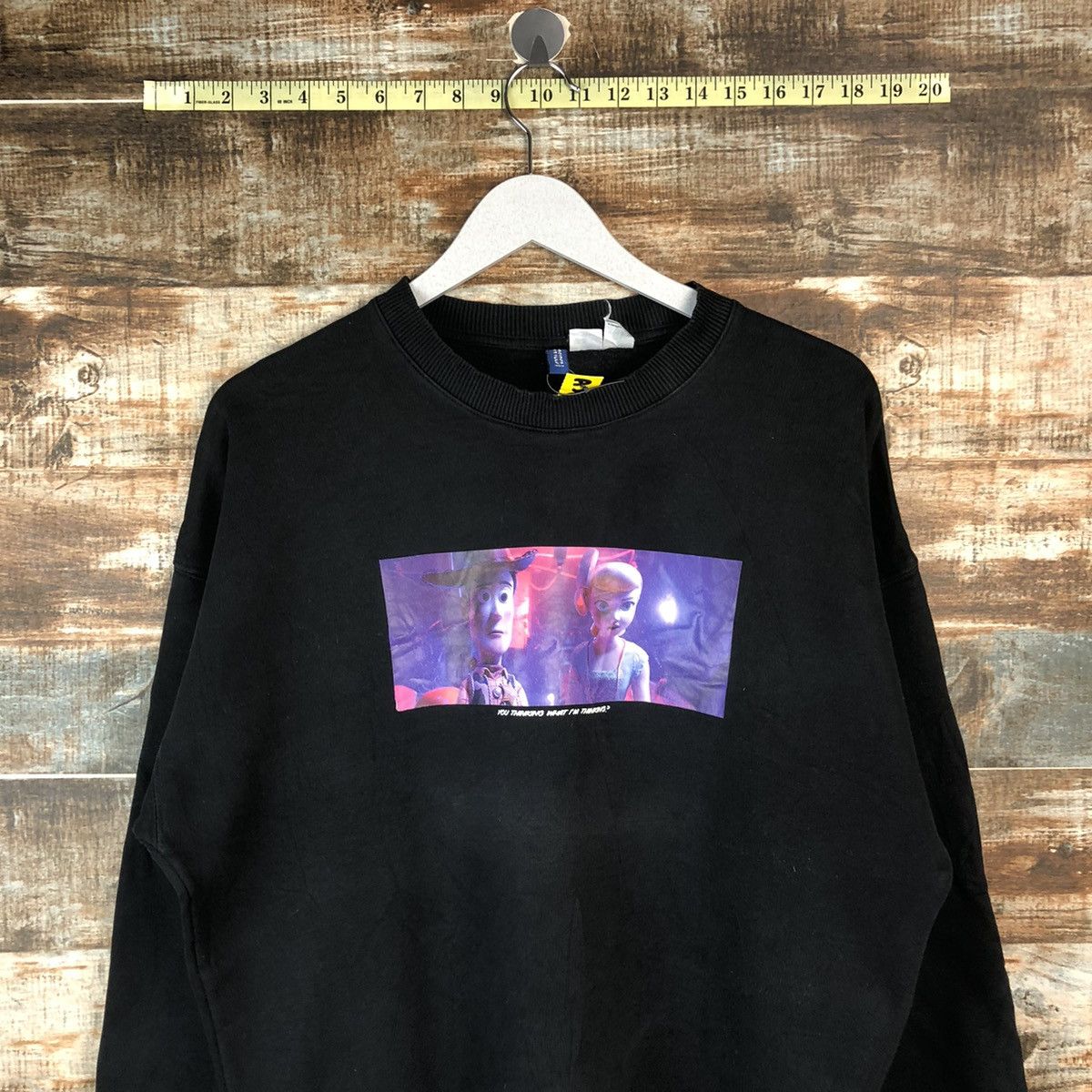 Cartoon Network × Disney × Vintage H&M Divided Disney Toy Story Black Sweatshirt #A2036 Size US XS / EU 42 / 0 - 2 Thumbnail