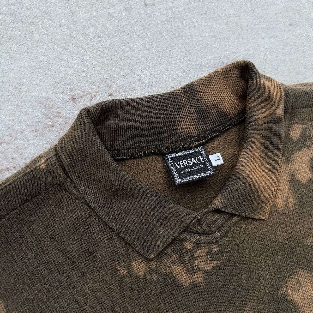 Versace VINTAGE VERSACE JEANS COUTURE ACID WASH EMBROIDERY LOGO RARE Size US L / EU 52-54 / 3 - 6 Thumbnail