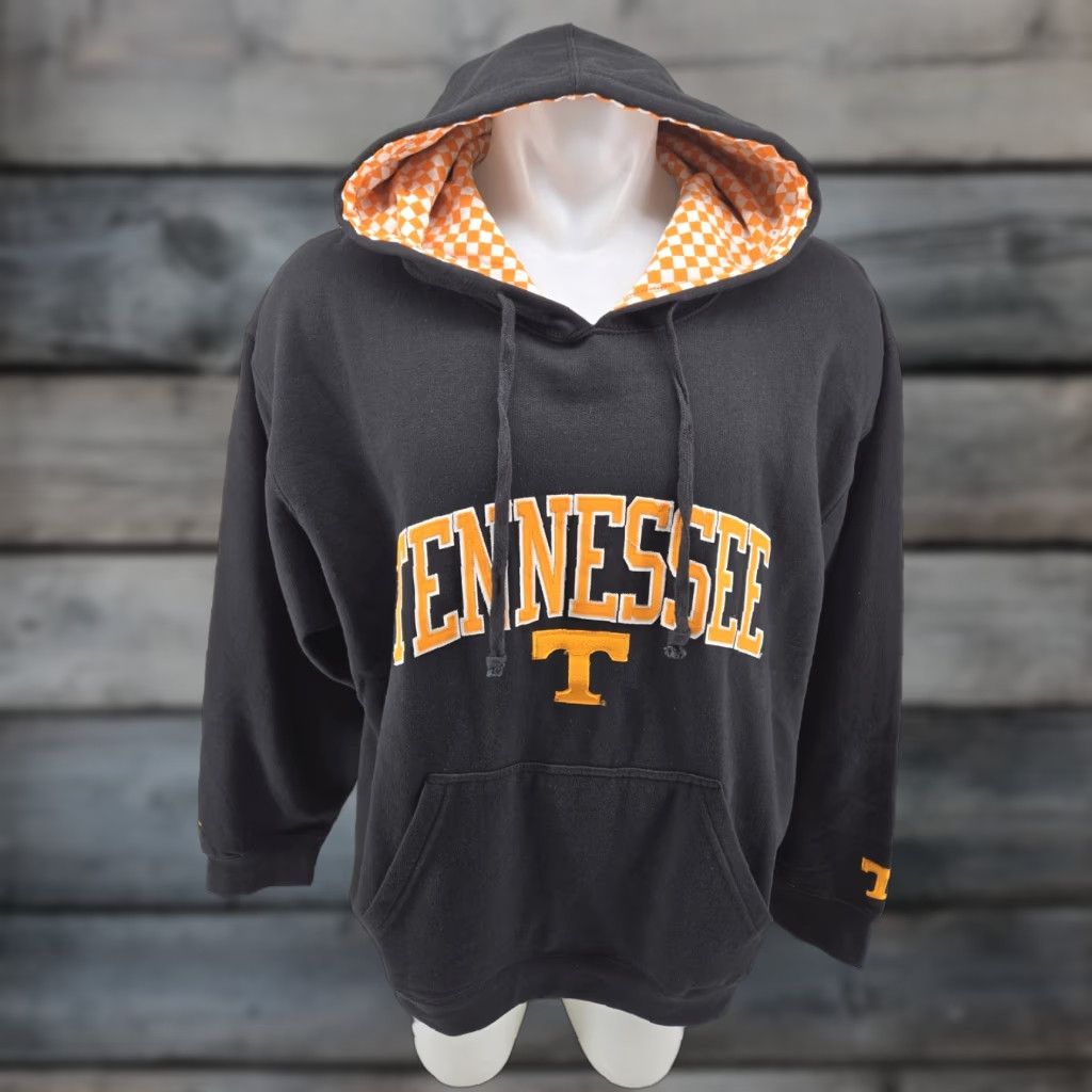 Vintage VINTAGE TENNESSEE HOODIE By PRESS BOX 2XL Black Spellout Logo Size US XXL / EU 58 / 5 - 1 Thumbnail
