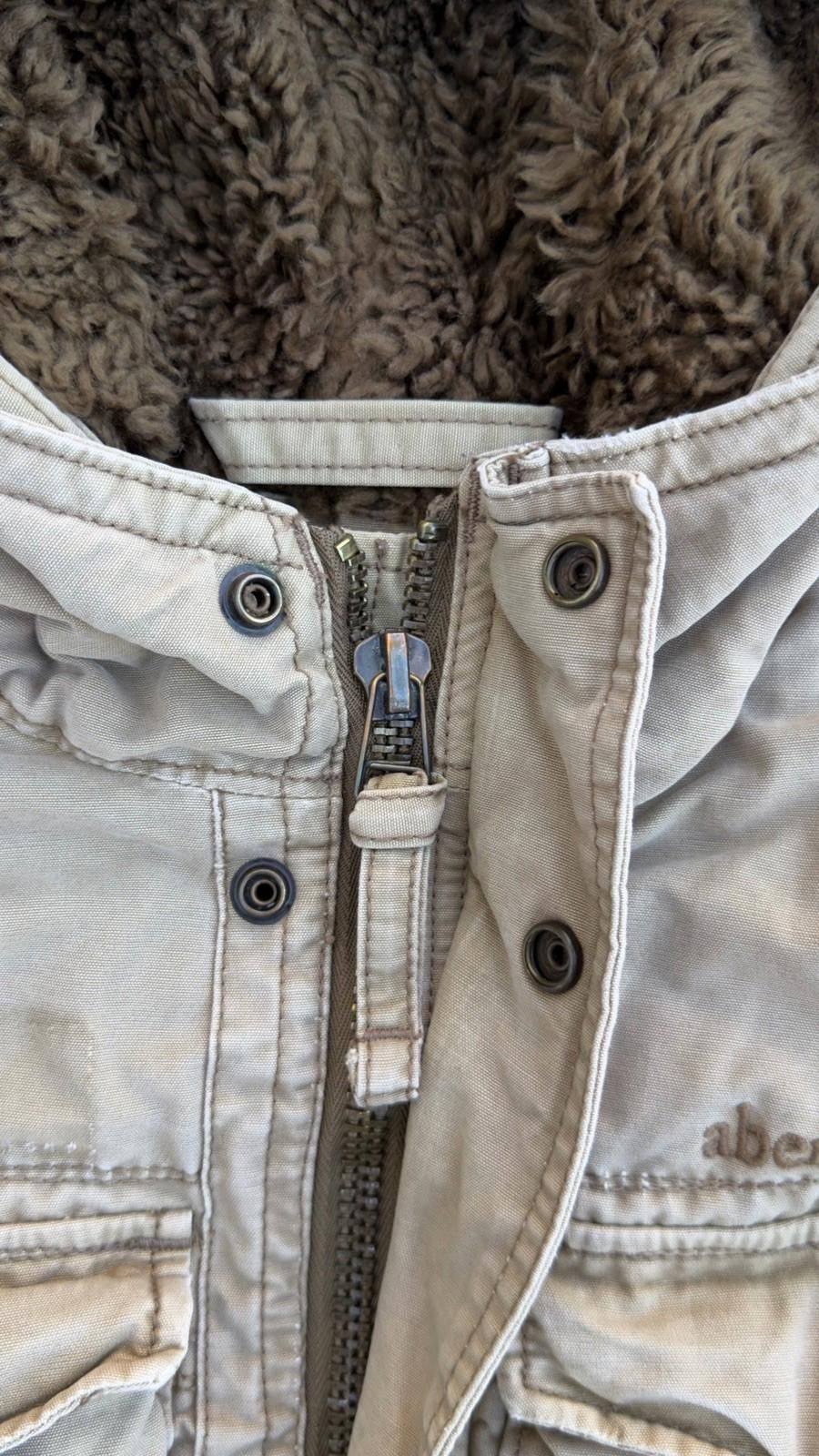 Abercrombie & Fitch Y2K Abercrombie Kids Wilcox Field Jacket Sherpa Cargo XL Size US XL / EU 56 / 4 - 9 Thumbnail