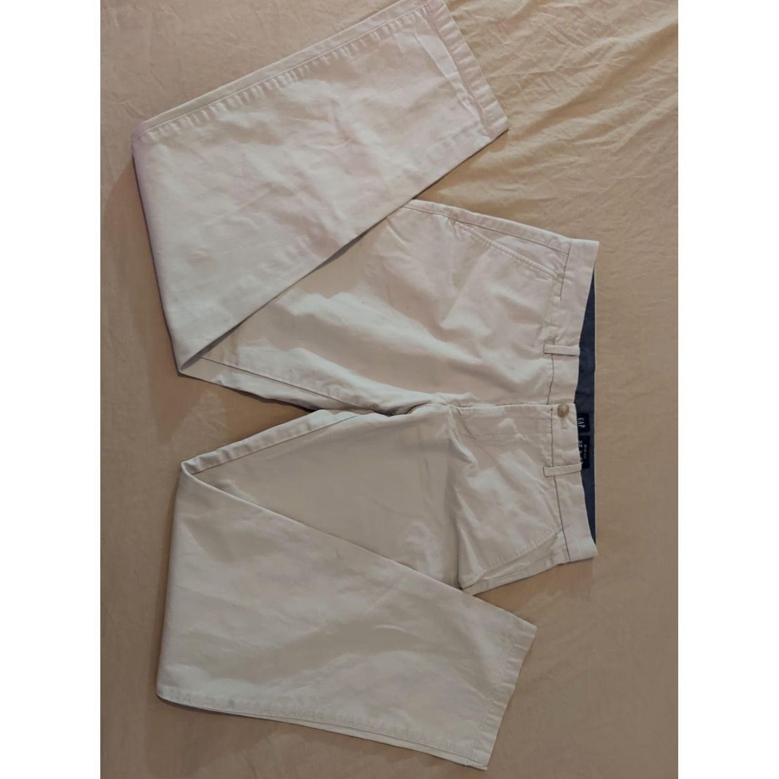 Gap Gap Mens Pants Khaki Slim Cotton Chino Trousers 32x32 32x30 Beige Size 32 Inseam 32 Sl Size US 32 / EU 48 - 5 Thumbnail