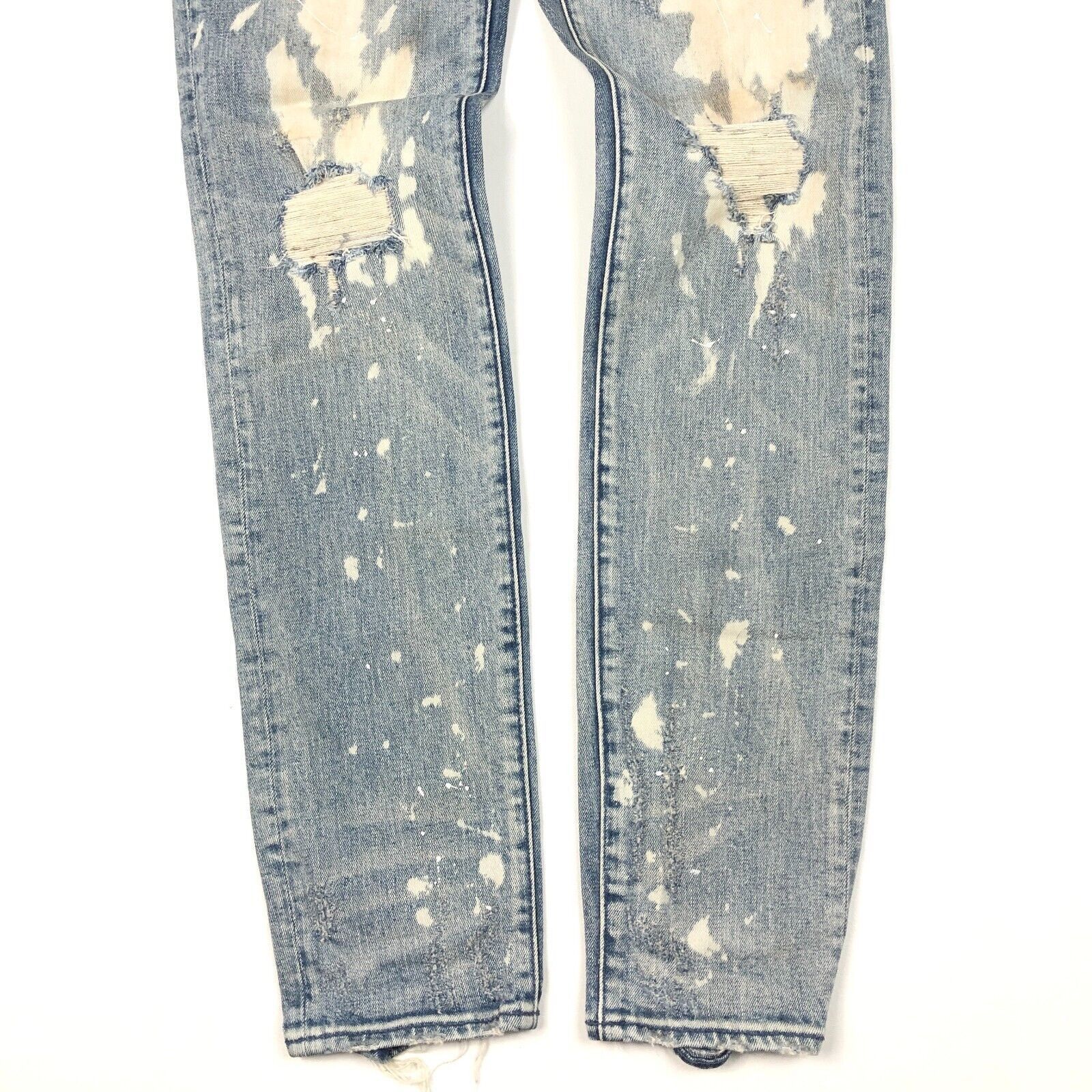 Ksubi × Prps × True Religion PRPS Stretch Windsor Tapered Skinny Fit Jeans Pants 32x34 Size US 32 / EU 48 - 2 Thumbnail
