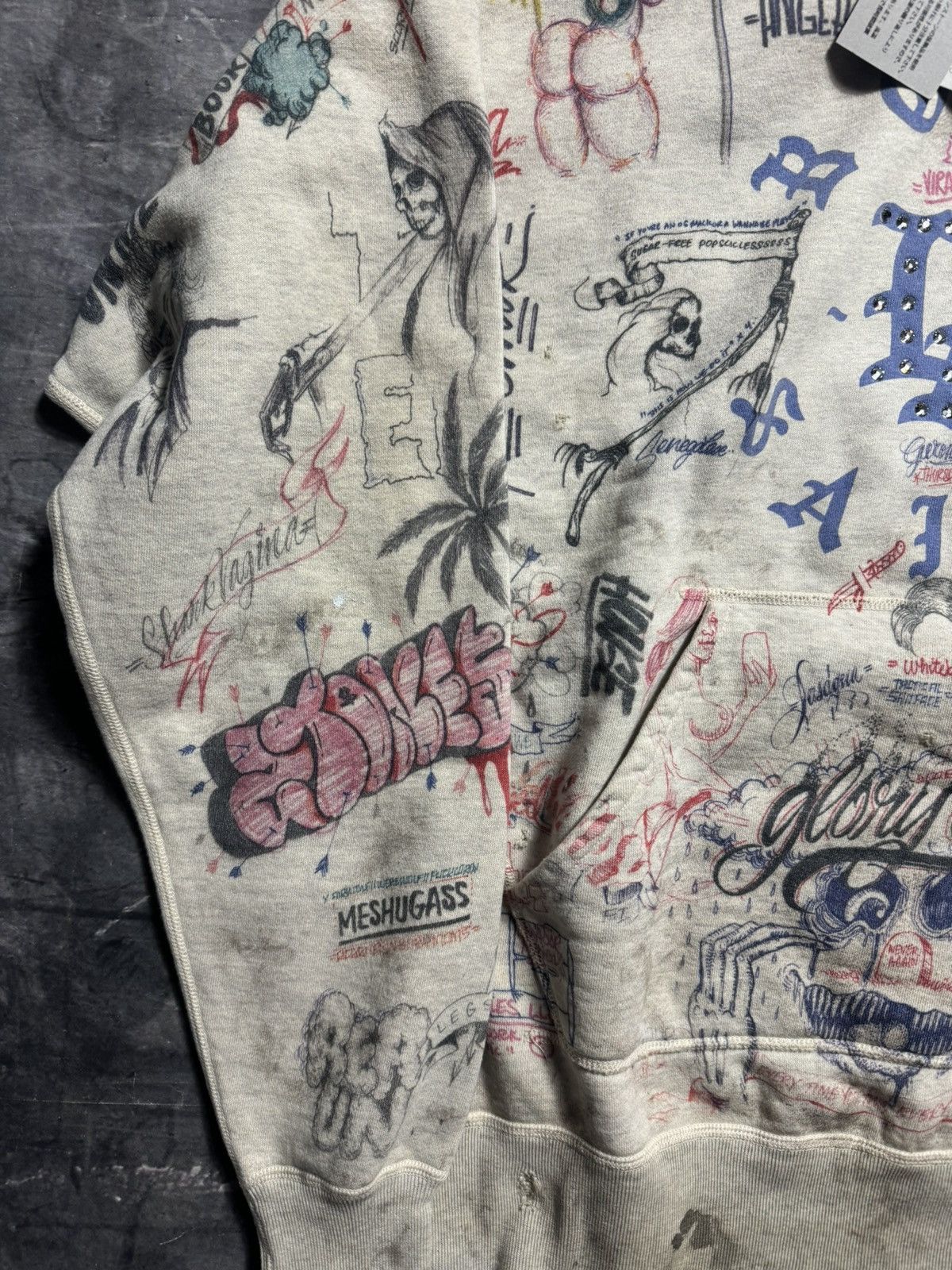 Born X Raised × Saint Michael Saint Michael Born X Raised Graffiti Hoodie Size US XL / EU 56 / 4 - 4 Thumbnail