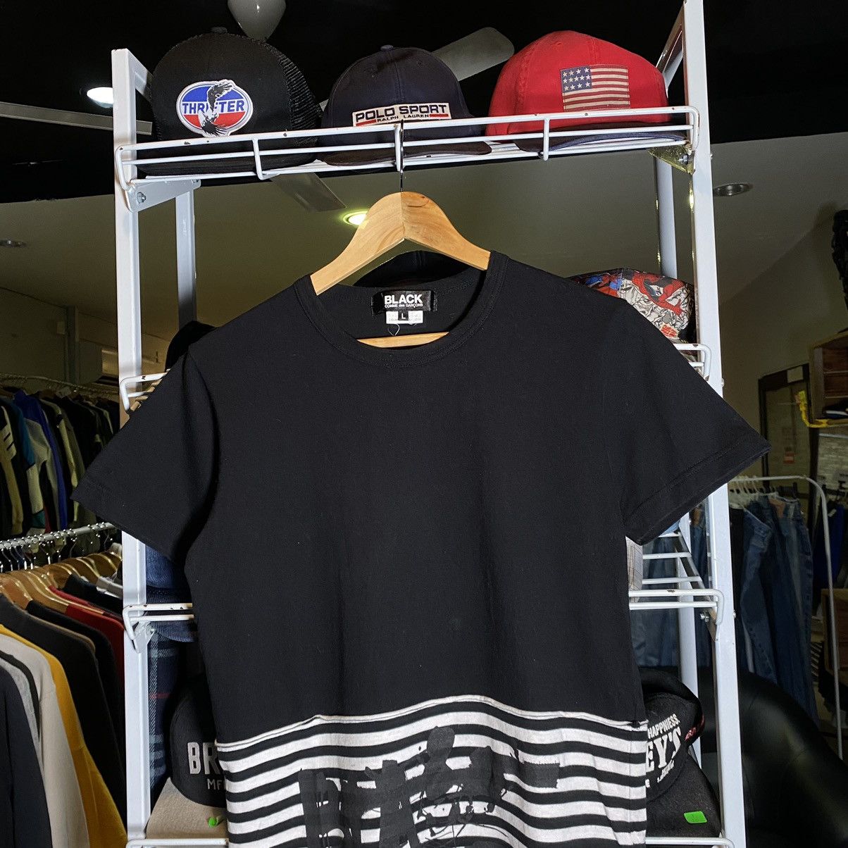 Comme des Garcons Black AD2011 Black Comme des Garcons tee Size US M / EU 48-50 / 2 - 3 Thumbnail