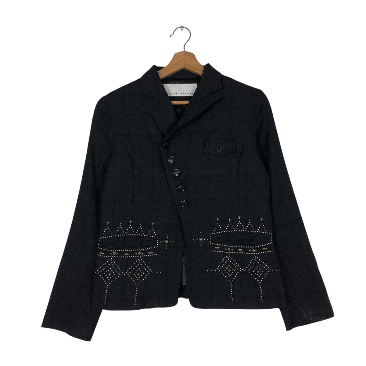 Issey Miyake 🔥VINTAGE CROPPED JACKET BIKER SUNAOKUWAHARA ISSEY MIYAKE Size US M / EU 48-50 / 2 - 3 Thumbnail