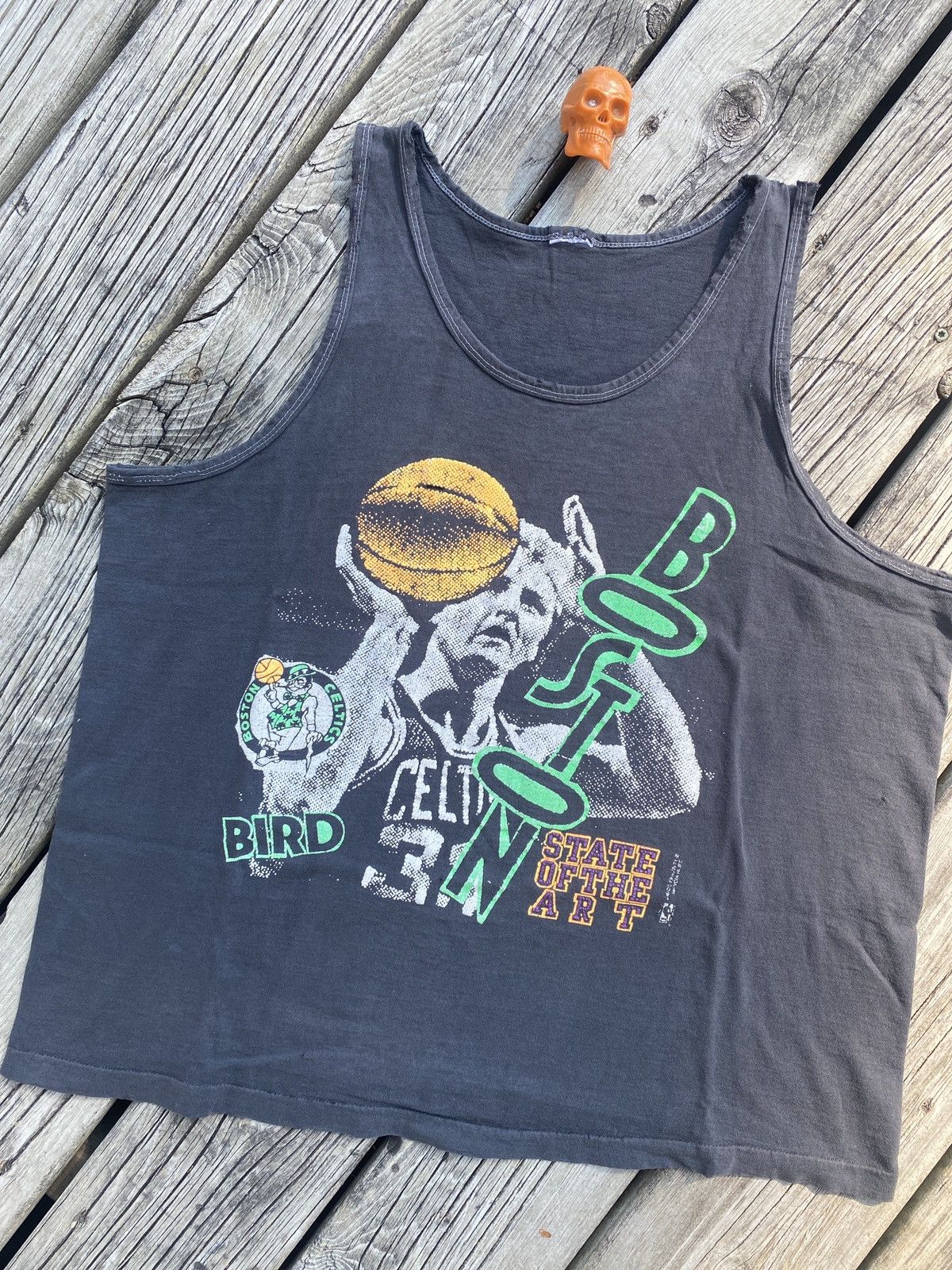 Vintage 90s Larry Bird Boston Celtics tank top sz L Size US L / EU 52-54 / 3 - 1 Thumbnail