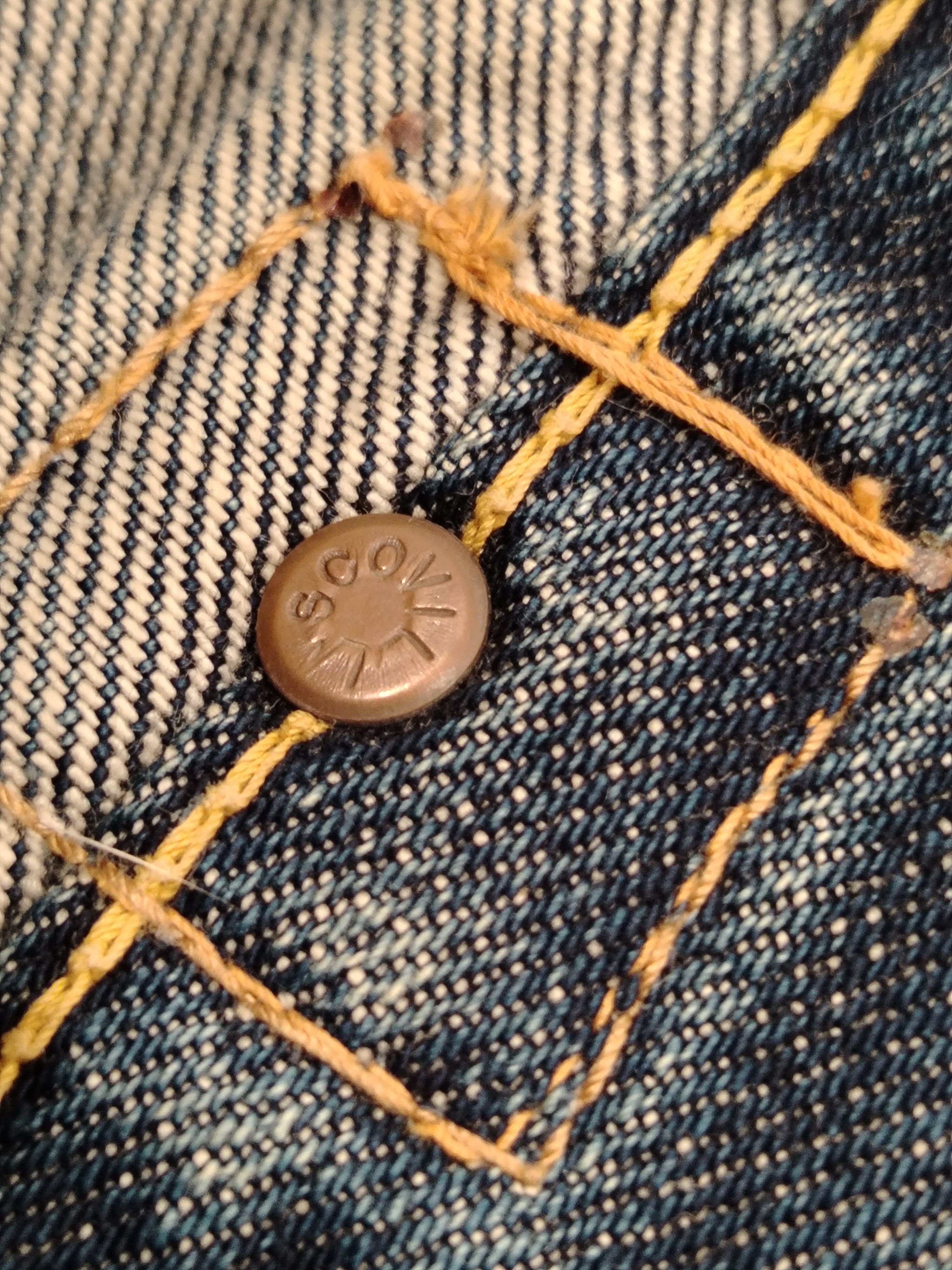 Evisu Evisu Jeans Vintage (Evis) Daicock Boro Remaked Size US 32 / EU 48 - 13 Thumbnail