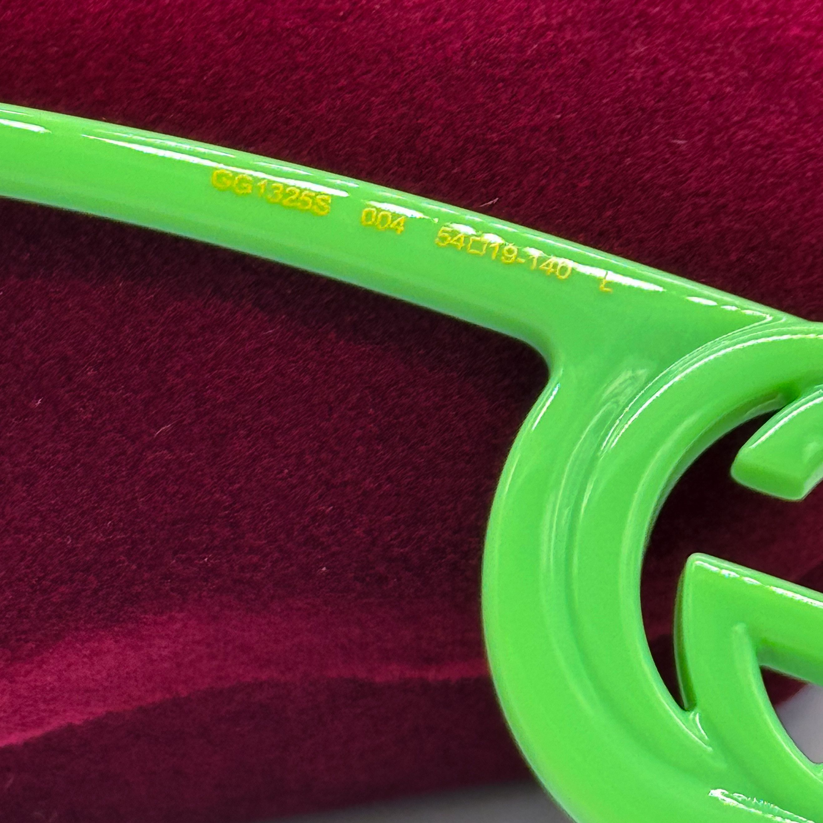 Gucci NEW GUCCI GG1325S 004 WOMEN GREEN SUNGLASSES Size ONE SIZE - 7 Thumbnail