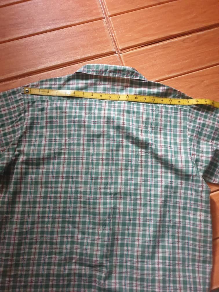 Japanese Brand Tsukinotomo checkered green Shirt Size US L / EU 52-54 / 3 - 8 Thumbnail