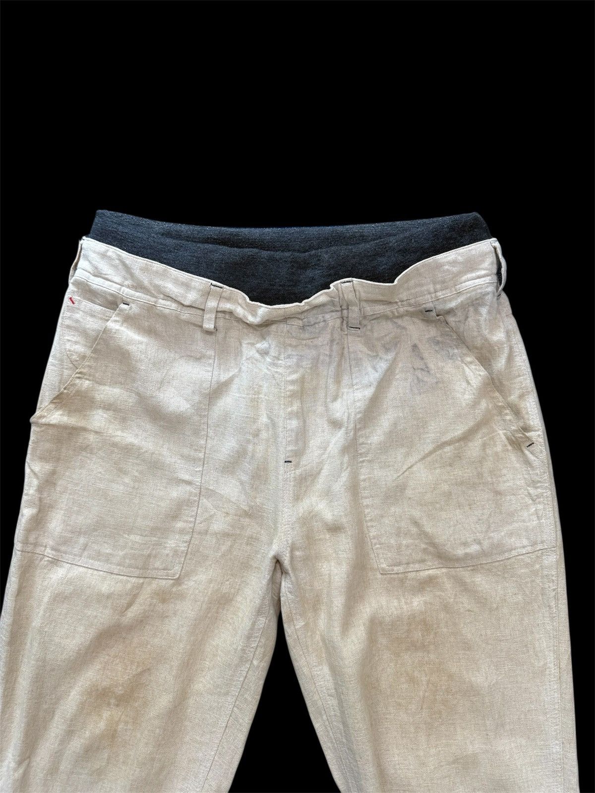 Japanese Brand Japan Brand Vital Monsieur Nicole Vintage Hemp Pants Design Size US 33 - 4 Thumbnail