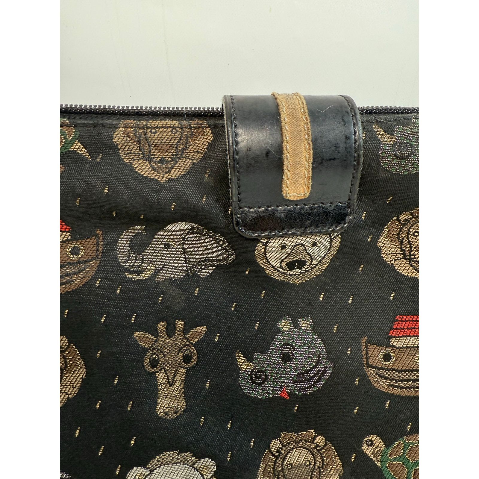 Designer Braccialini Noahs Ark Canvas Crossbody Bag Size ONE SIZE - 9 Thumbnail