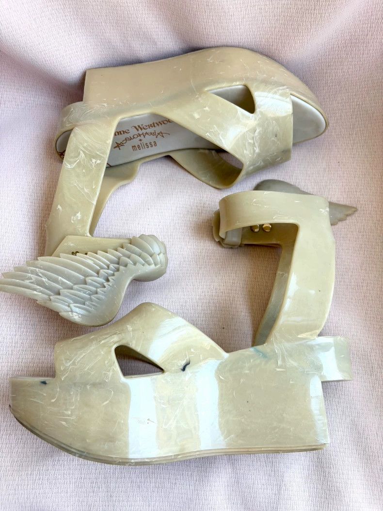 Vivienne Westwood Vivienne Westwood Marble winged rocking shoes Size US 8.5 / IT 38.5 - 4 Thumbnail