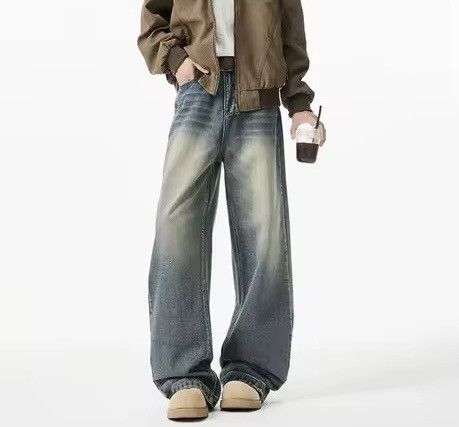 Japanese Brand Men's distressed hippie trendy flared jeans Size US 33 - 5 Thumbnail