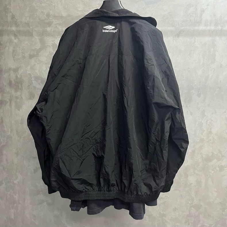Balenciaga Balenciaga Black Logo Zip-Up Sports Jacket-2506 Size US M / EU 48-50 / 2 - 7 Thumbnail