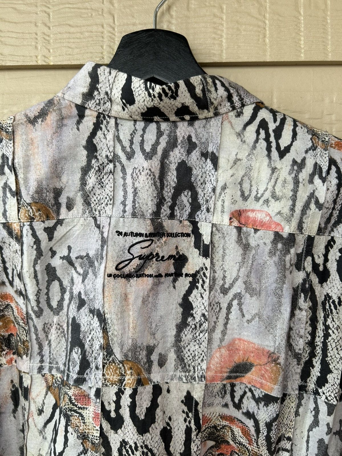 Martine Rose × Supreme NEW MARTINE ROSE SUPREME PATCHWORK BUTTON UP Size US L / EU 52-54 / 3 - 6 Thumbnail
