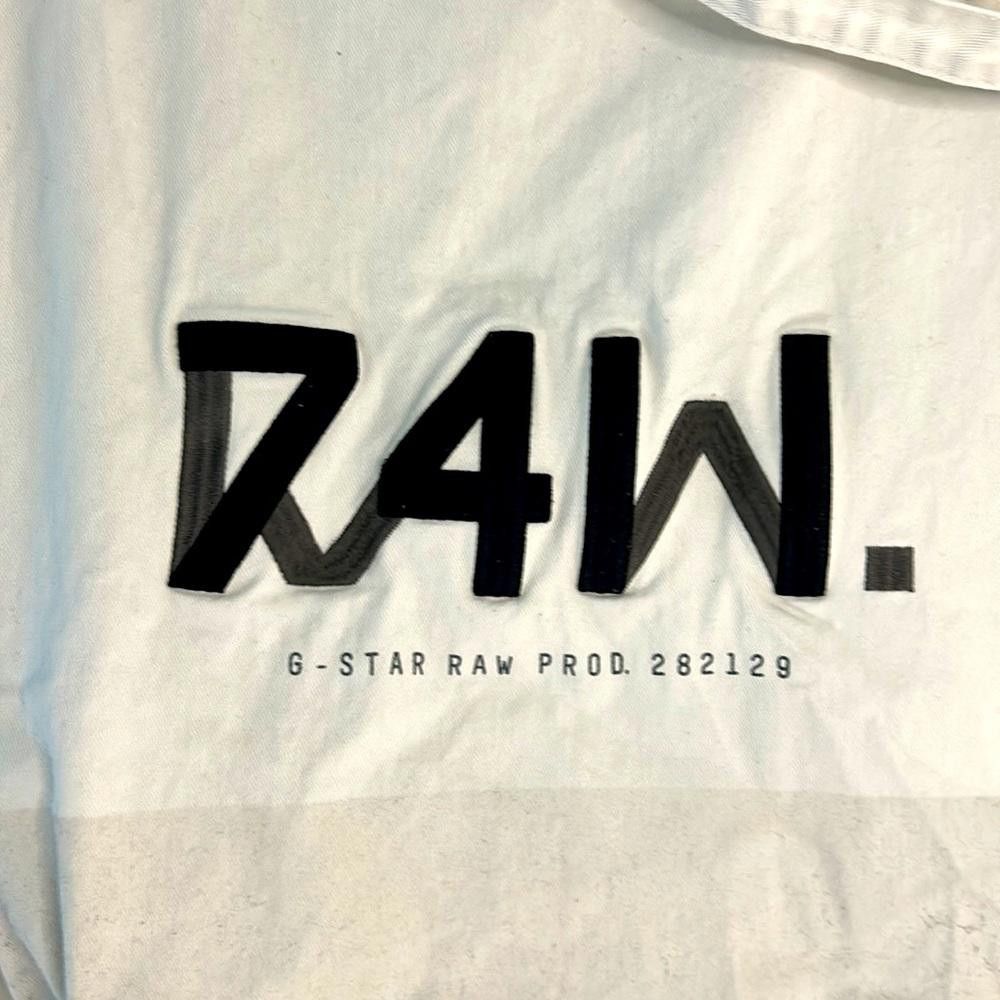 Designer G-Star - Logo Tote - 17’x20’-Canvas-off white w/ Embroidered Size ONE SIZE - 2 Thumbnail