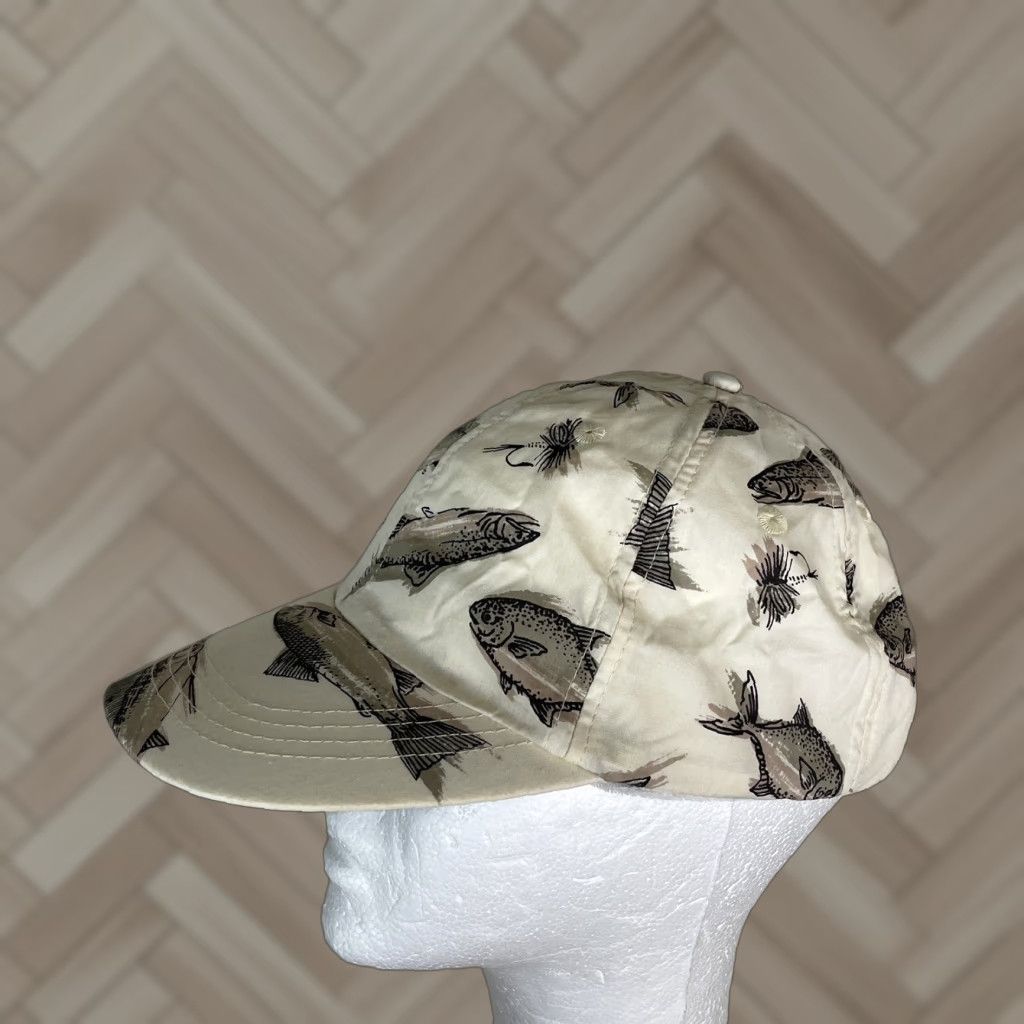 VINTAGE Sage Fishing Hat OSFM Baseball Cap Men One Size Multicolor Fish Cap
