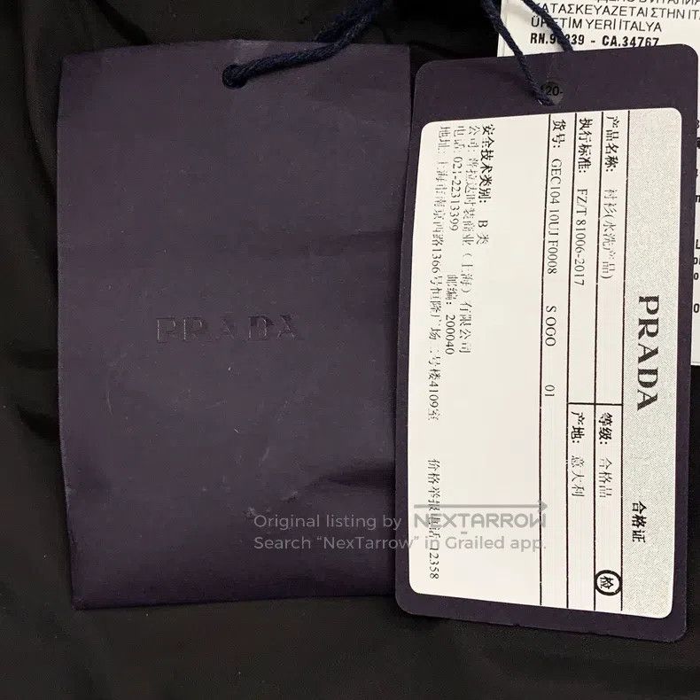 Prada Prada Blue washed old triangle standard cotton lapel singl Size US S / EU 44-46 / 1 - 9 Thumbnail