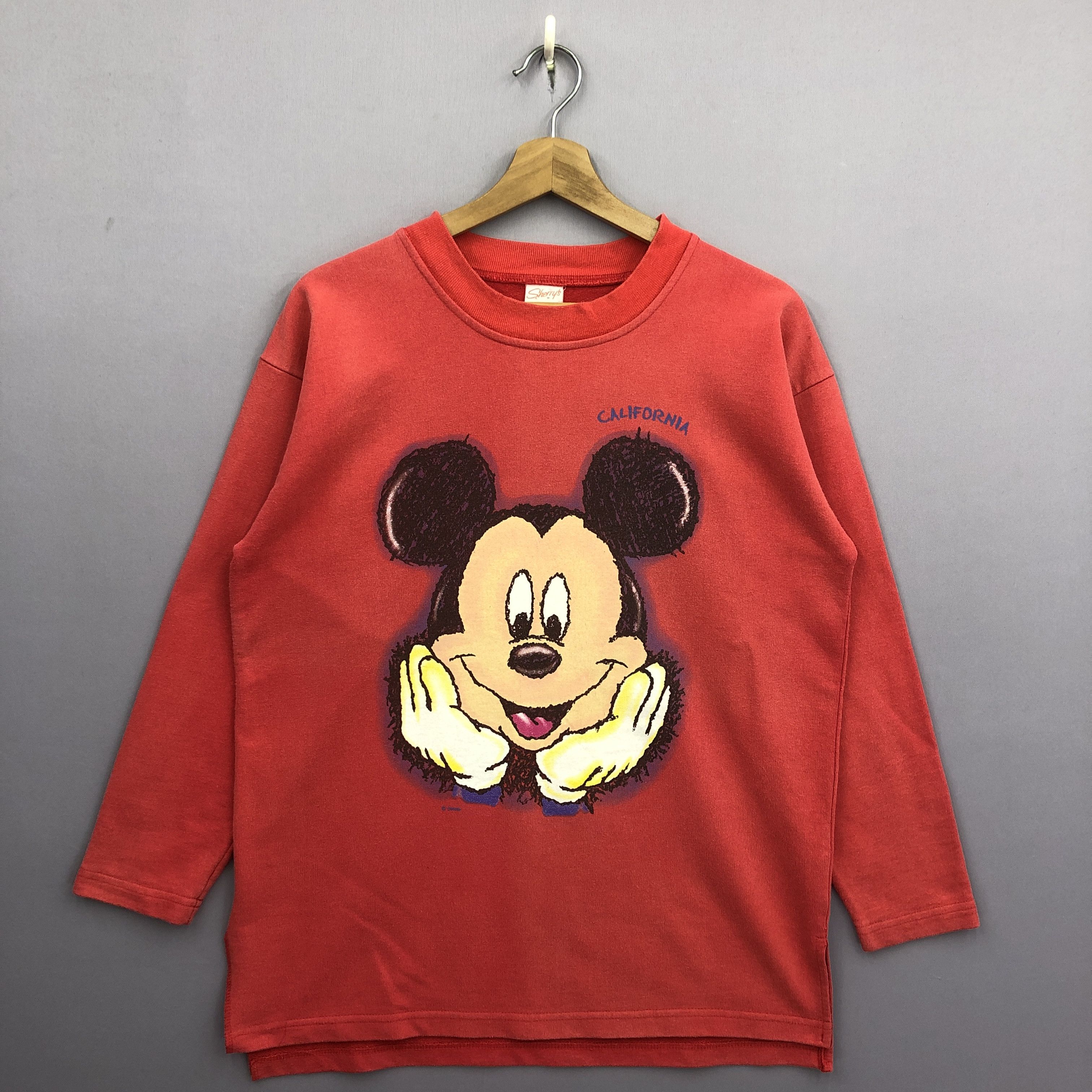 Disney Vintage Mickey Mouse California Sweatshirt Sweater Jumper Size US M / EU 48-50 / 2 - 1 Thumbnail
