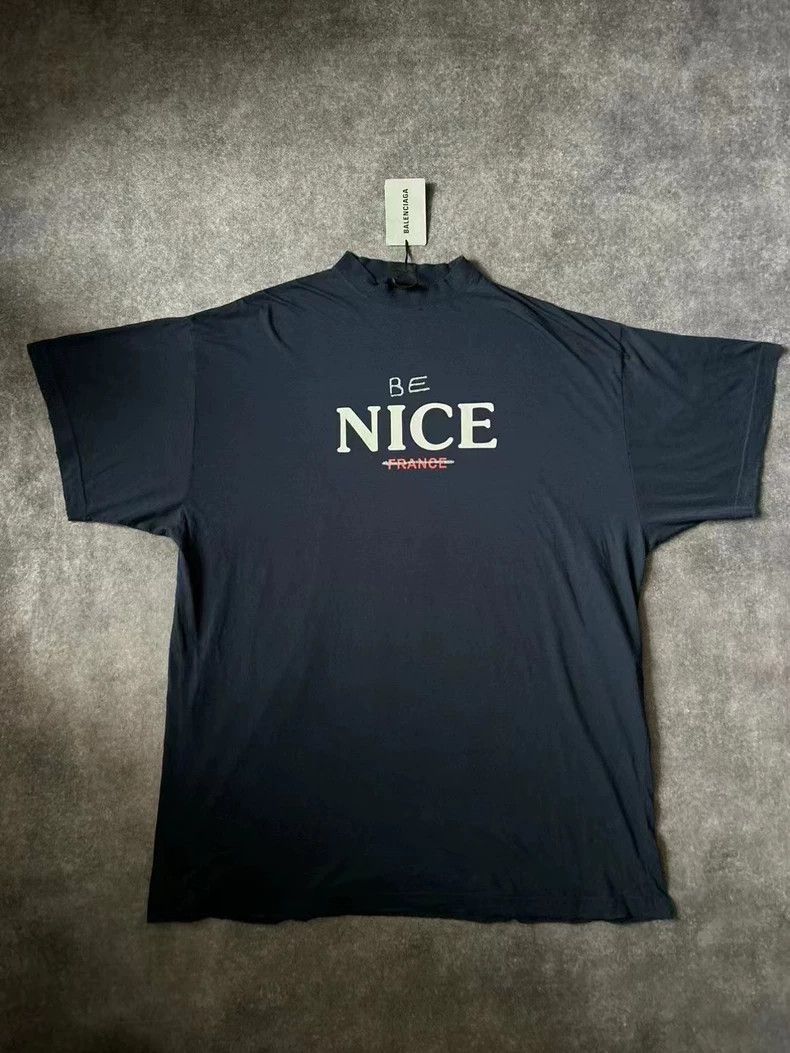 Balenciaga Balenciaga Short-sleeved t-blue Size US M / EU 48-50 / 2 - 1 Thumbnail