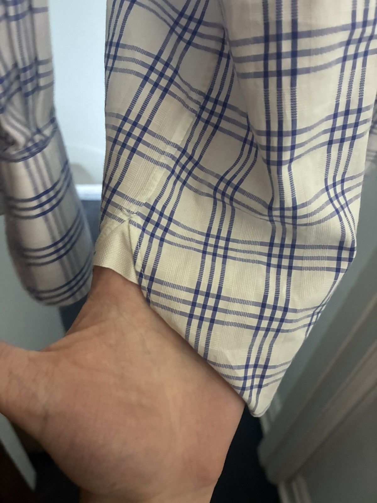 Tom Ford Tom ford blue white check cotton shirt size 39 15.5 Size US M / EU 48-50 / 2 - 5 Thumbnail