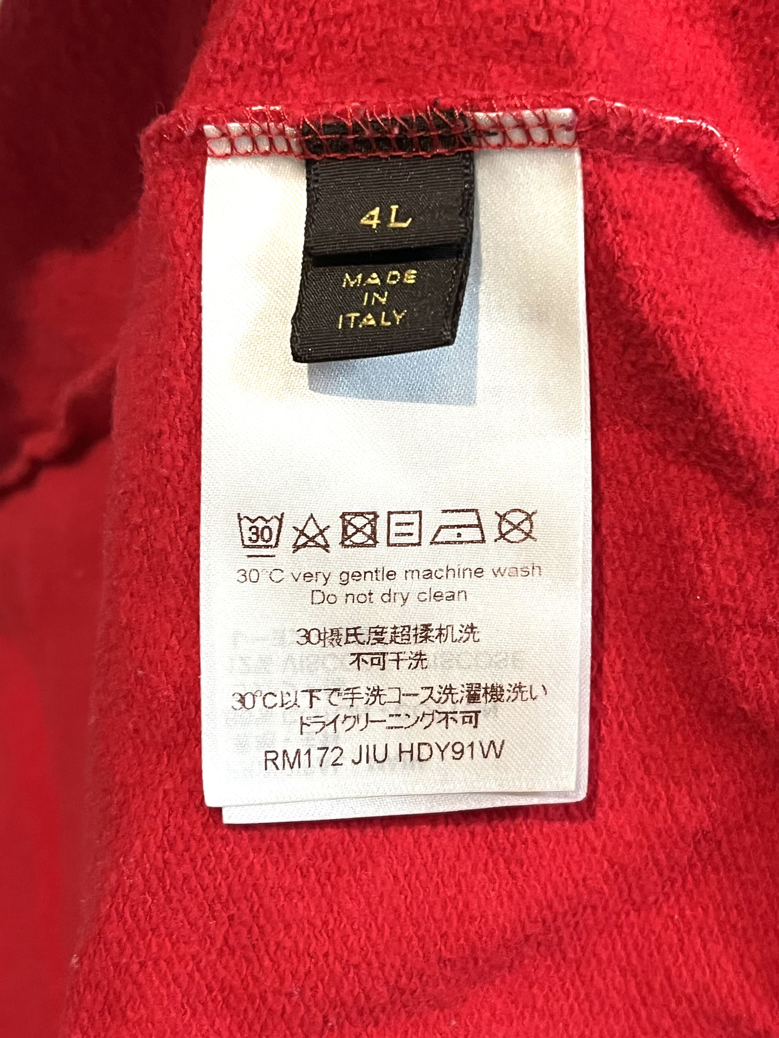 Louis Vuitton × Supreme Supreme x Louis Vuitton SS17 Red ‘All Over Monogram Hoody’ Size US XXL / EU 58 / 5 - 8 Thumbnail
