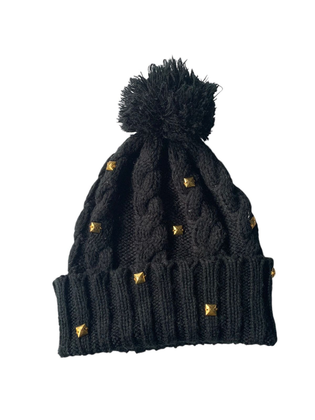 Japanese Brand × Kapital × Vintage Punk Bondage Style Crochet Knit Beanie Hats☠️🎌 Size ONE SIZE - 2 Thumbnail