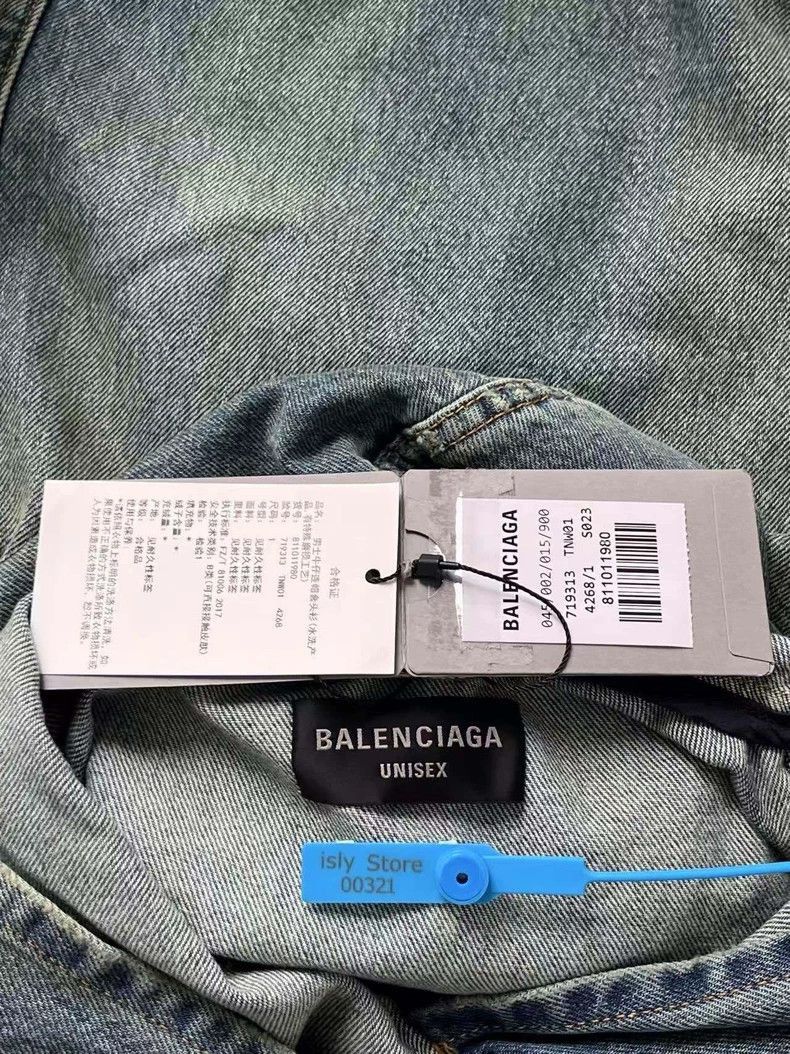 Balenciaga Balenciaga balenciaga blue denim hooded jacket -2507 Size US S / EU 44-46 / 1 - 3 Thumbnail