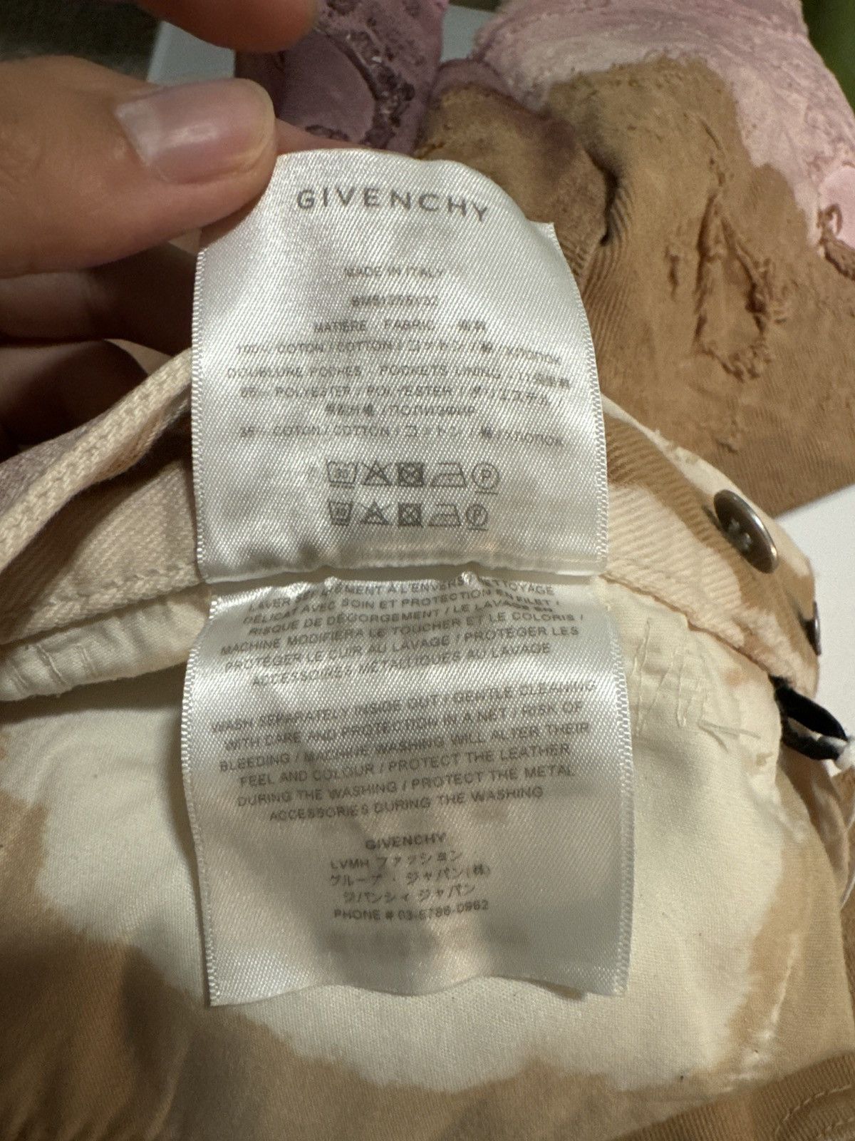 Givenchy Givenchy dyed boro shorts Size US 33 - 11 Thumbnail