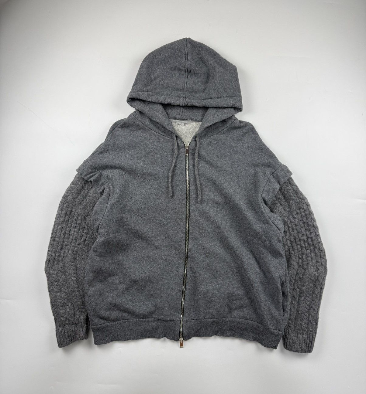 Stella McCartney Stella McCartney Oversized Wool Alpaca Blend Zip Hoodie Size S / US 4 / IT 40 - 1 Thumbnail
