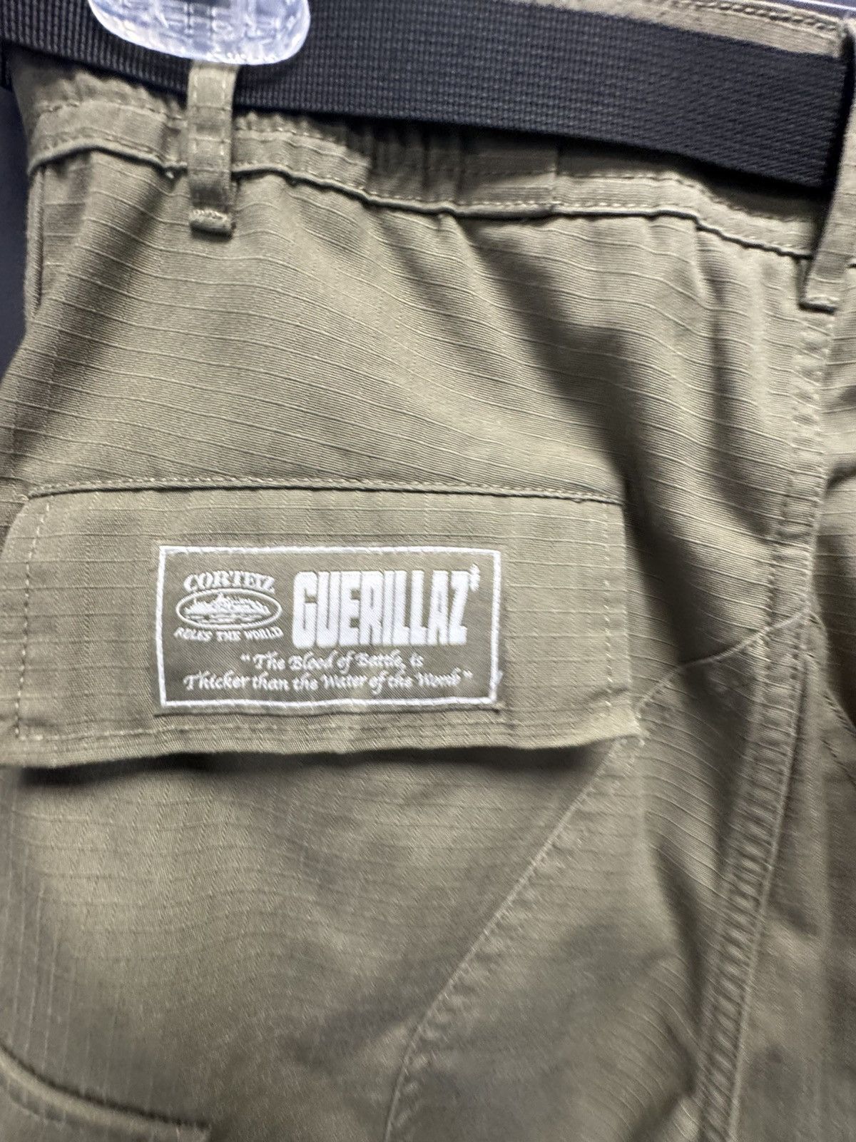 Corteiz Corteiz Guerillaz Cargo Pants Tonal Khaki Size US 32 / EU 48 - 4 Thumbnail