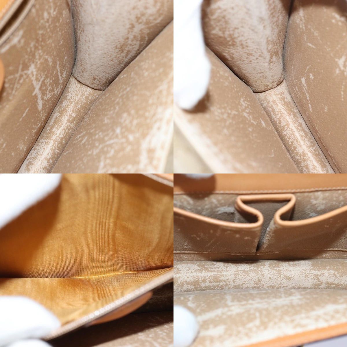 Celine CELINE Macadam Canvas Hand Bag Beige Size ONE SIZE - 12 Thumbnail