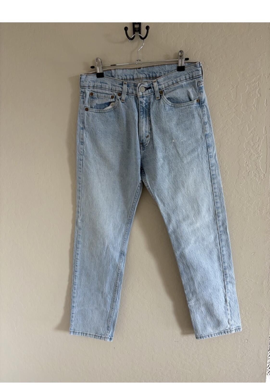 Levi's Levi's 505 Light Blue Women's Straight-Leg Jeans Size 30" / US 8 / IT 44 - 1 Thumbnail