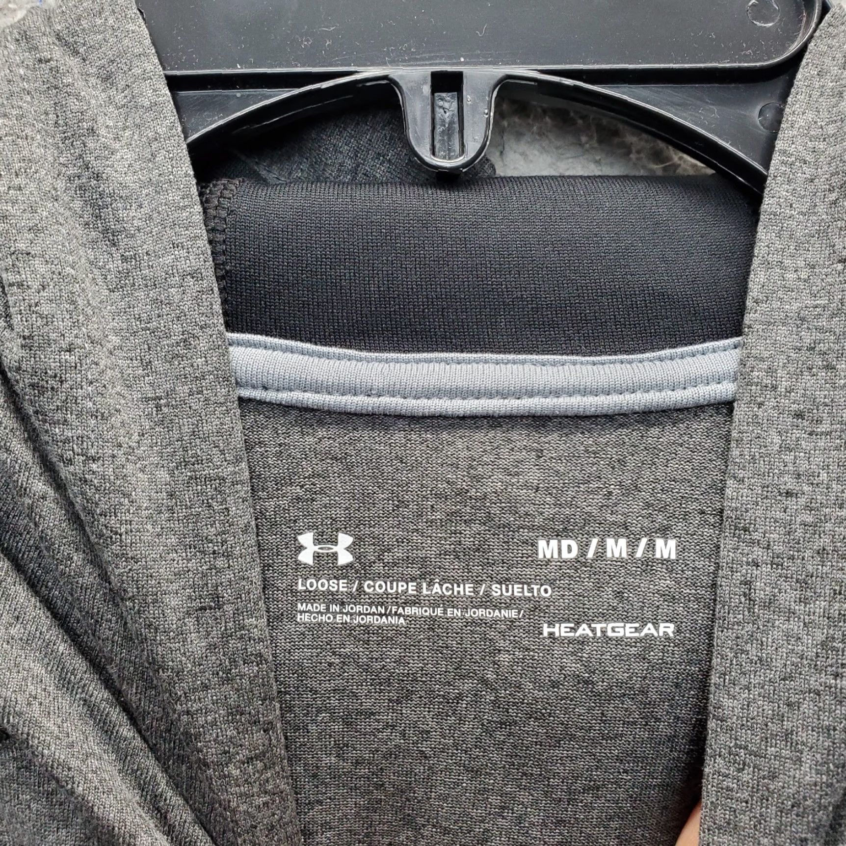 Under Armour Under Armour Hoodie Mens M Gray Regular Fit HeatGear Long Sleeve Logo Size US M / EU 48-50 / 2 - 5 Thumbnail