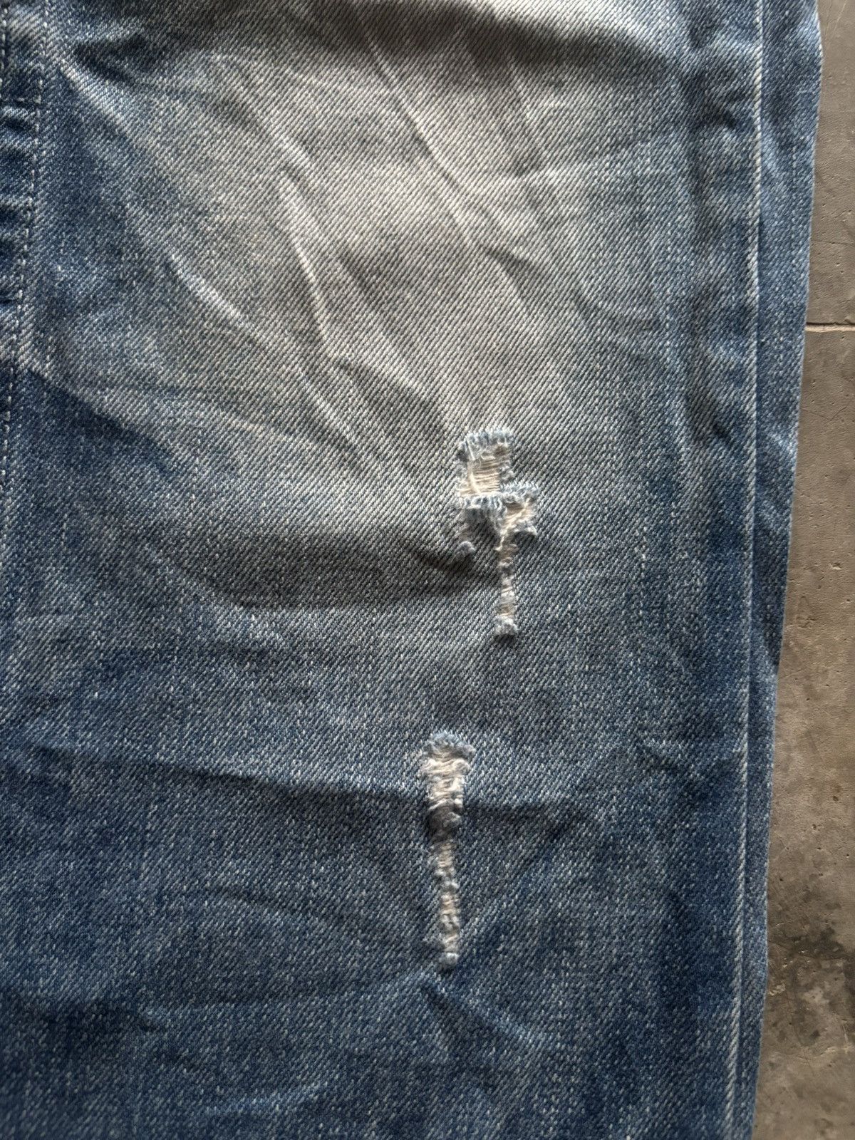 If Six Was Nine RED PEPPER JAPANESE DENIM DISTRESSED WASHED REPAIRED PUNK Size US 30 / EU 46 - 17 Thumbnail