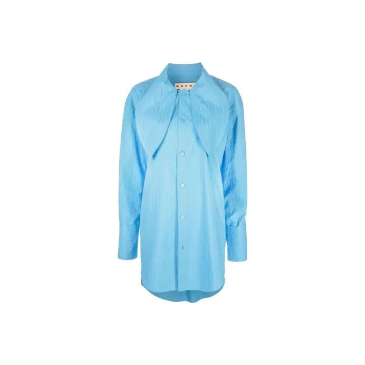 Marni Marni Oversized Pointed Collar Long Sleeve Shirt Size M / US 6-8 / IT 42-44 - 1 Thumbnail