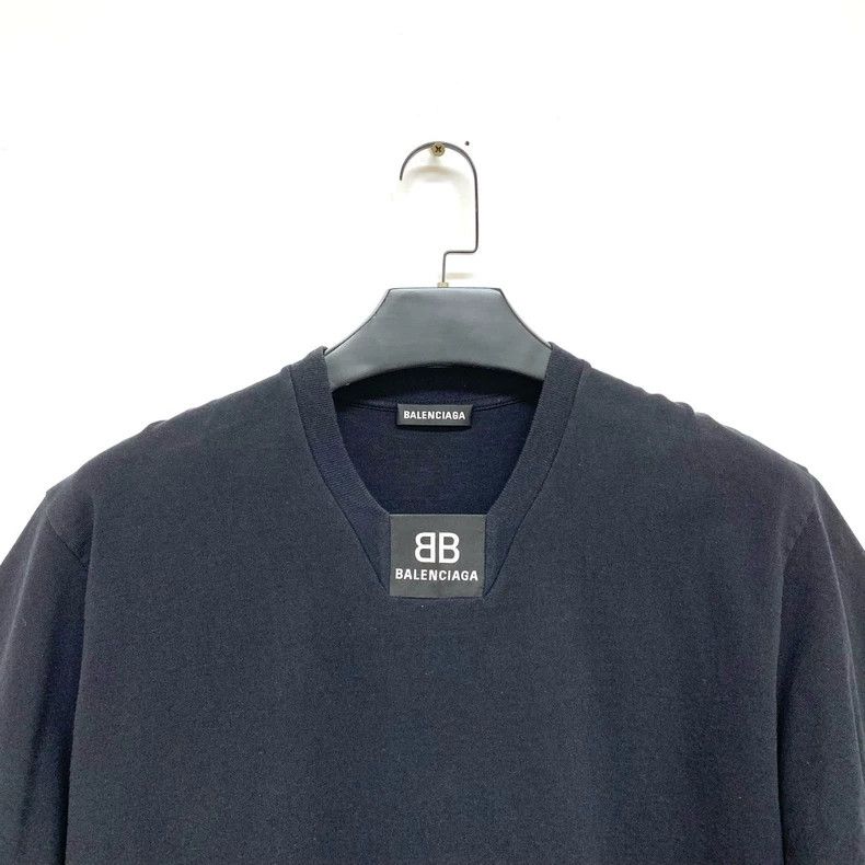 Balenciaga Balenciaga Double B Black Short Sleeve 2502-Nextarrow Size US XS / EU 42 / 0 - 7 Thumbnail