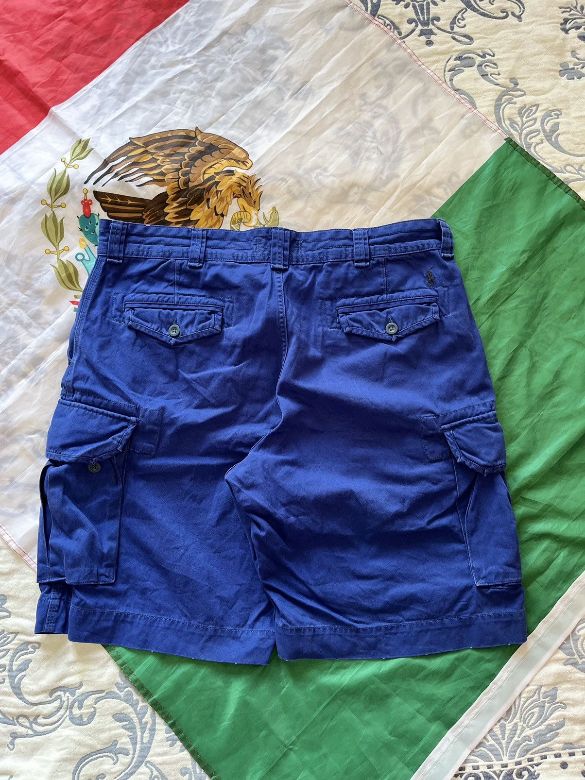 Vintage Polo by Ralph Lauren baggy shorts ✅ Size US 38 / EU 54 - 2 Thumbnail