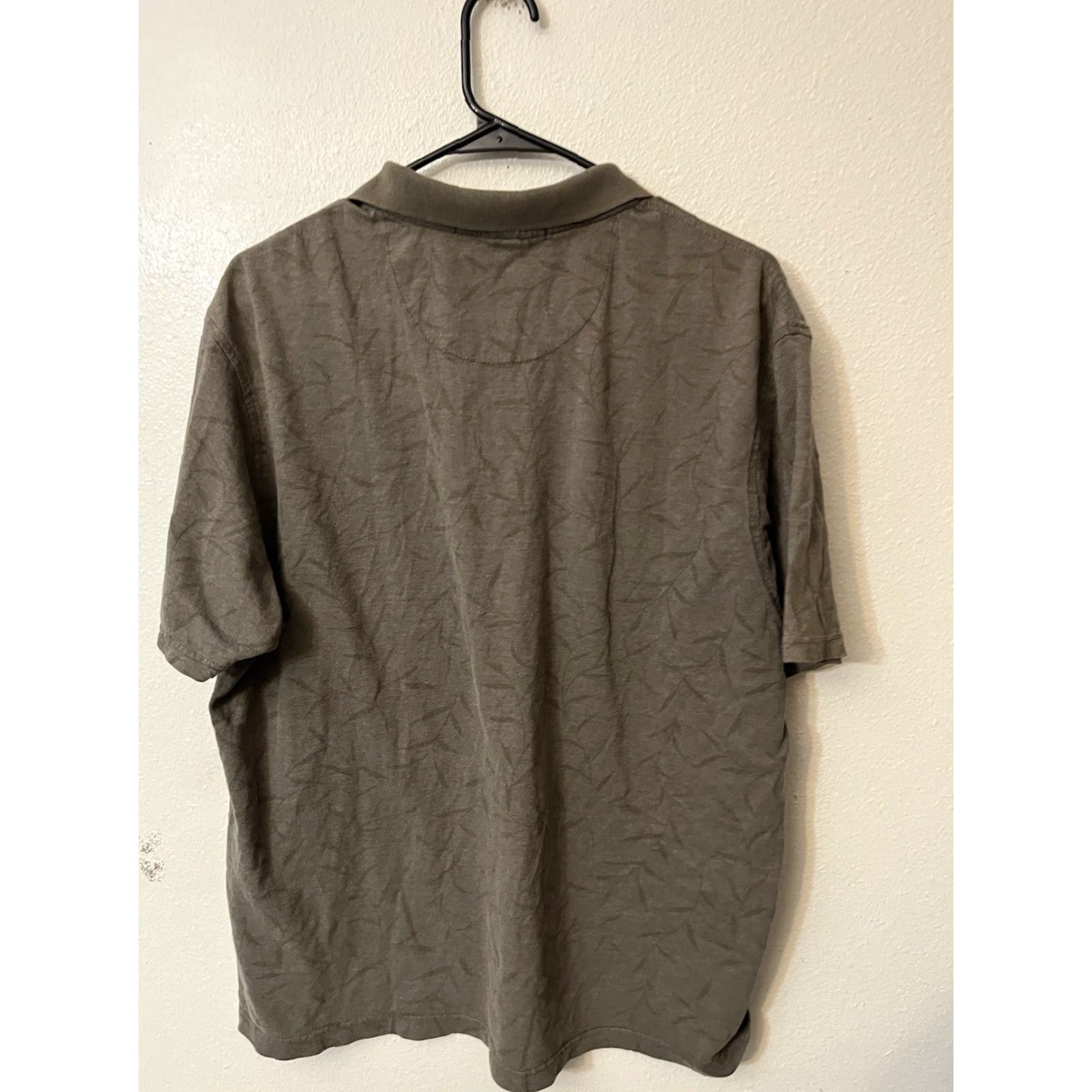 Perry Ellis Perry Ellis Polo Shirt Brown Cotton Silk Blend Modern Fit Short Sleeve XL Men Regular Knit Collared Polo Shirt 2000s/Modern Theme Mens Size US XL / EU 56 / 4 - 2 Thumbnail