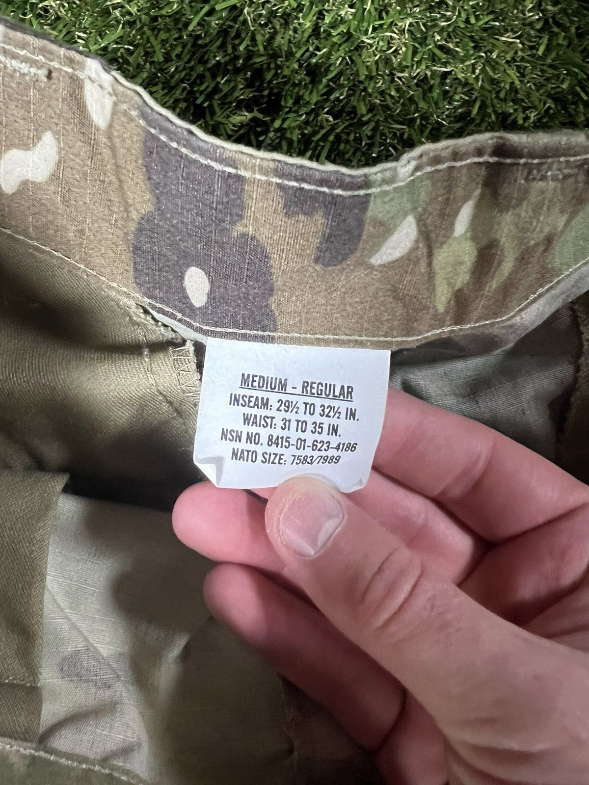 Vintage Vintage 90s Desert Camo Military Issued Baggy Tactical Pants Size US 32 / EU 48 - 5 Thumbnail
